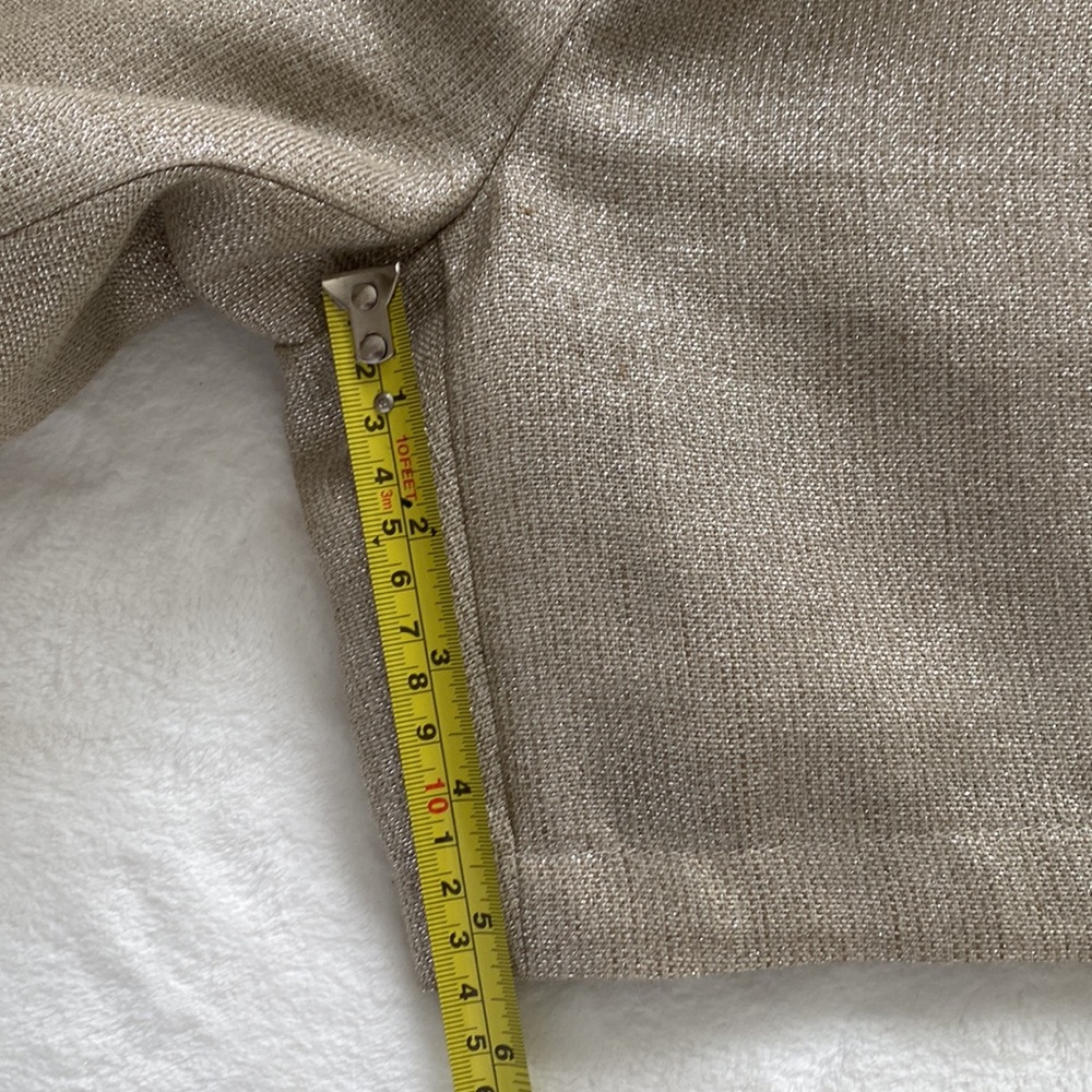 JCrew metallic linen shorts - Picture 7 of 10